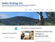 Tablet Screenshot of nadlerstrategy.com